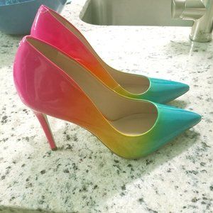 Steve Madden Zaney Rainbow Pointed Toe 